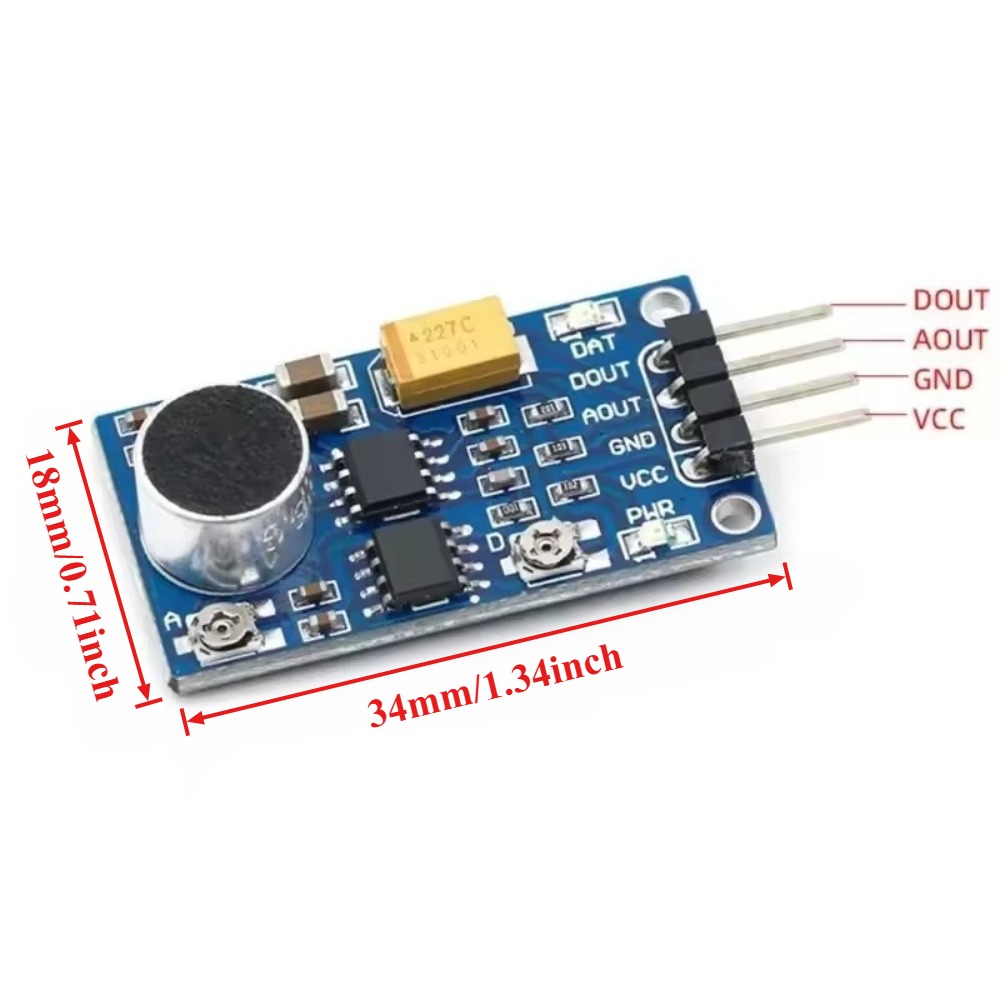 Sound Sensor Module LM386 Voic - مراجعة Home Automation With Arduino وسعره
