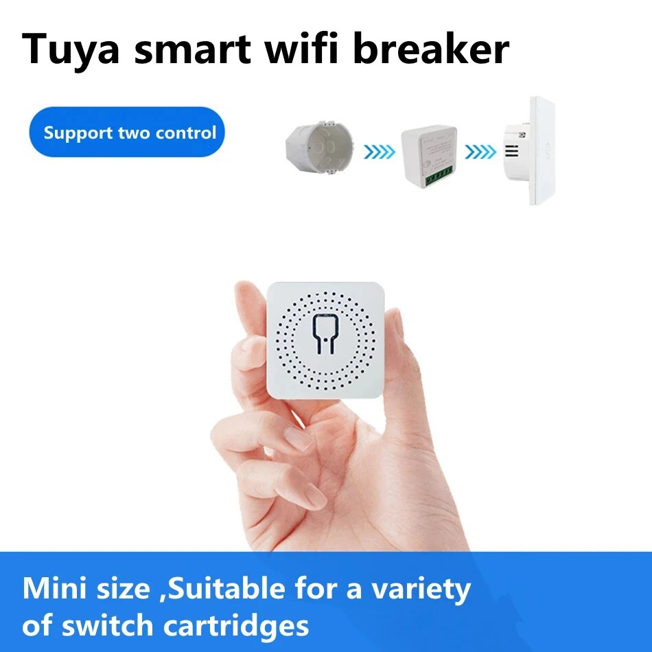 16A Tuya Smart WiFi Switch 2-W - مراجعة Diy Home Automation Controller وسعره
