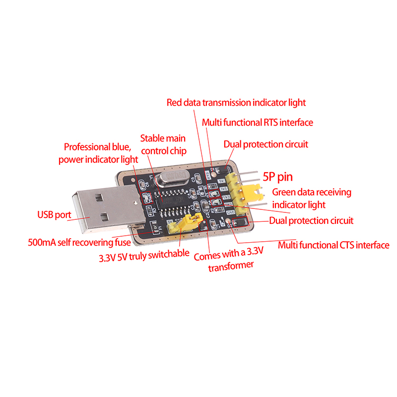 **CH340G Serial Port Modules U - مراجعة Home Automation Arduino وسعره