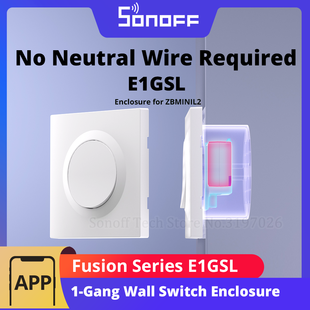 SONOFF E1GSL Wall Switch Enclo - مراجعة Sonoff Basic Switch وسعره