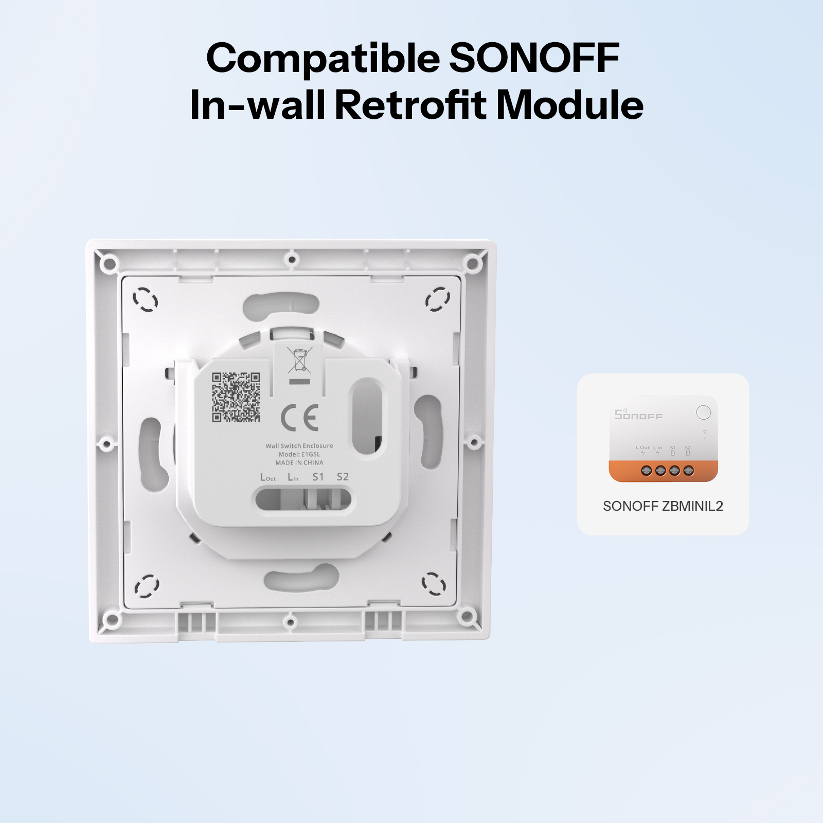 SONOFF E1GSL Wall Switch Enclo - مراجعة Sonoff Basic Switch وسعره