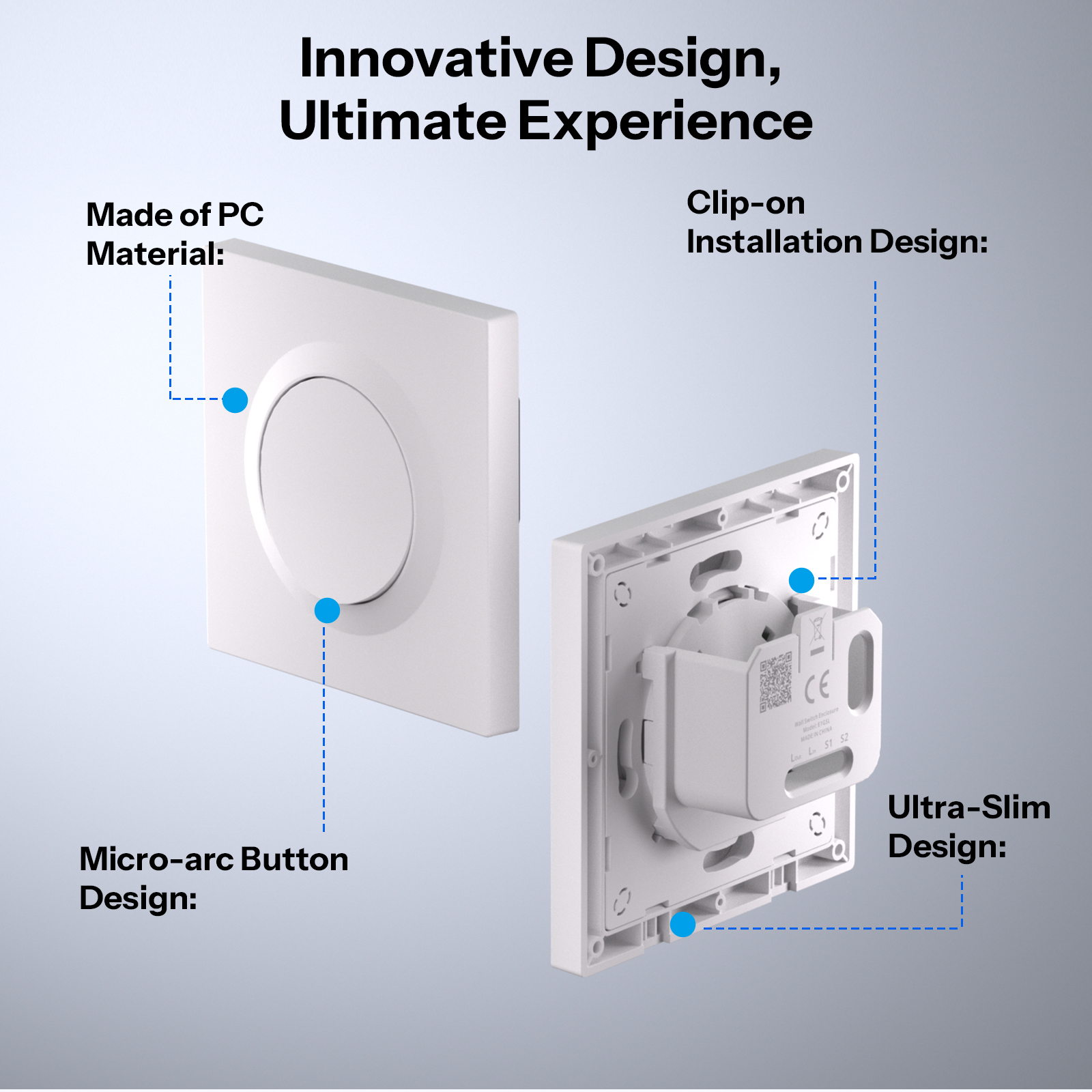 SONOFF E1GSL Wall Switch Enclo - مراجعة Sonoff Basic Switch وسعره