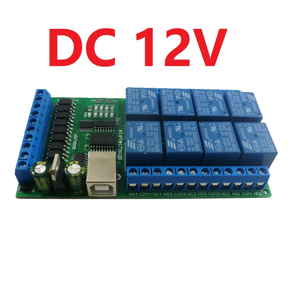 UD74B08 8 Channel USB Relay I/ - مراجعة Shelly Relay Module وسعره