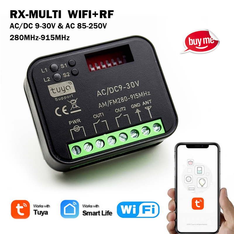 New RX-MULTI 300 a 868 MHz Tuy - مراجعة 433Mhz Receiver Module وسعره
