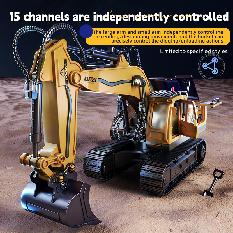 12/13/15CH RC Excavator Crawle - مراجعة Home Automation Tutorial وسعره