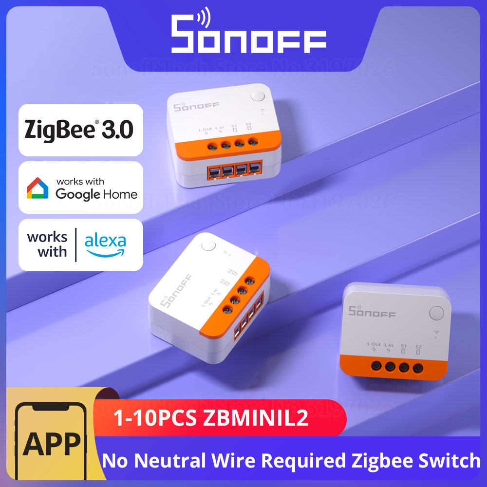 1-10PCS SONOFF ZBMINIL2 Zigbee - مراجعة Sonoff Basic Switch وسعره