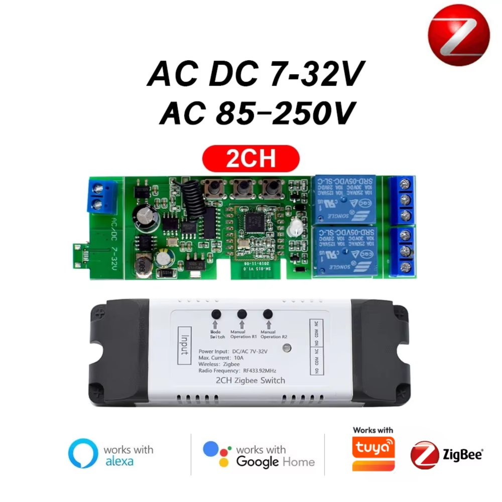 1CH 2CH 4CH 7V 12V 24V 220V Zi - مراجعة Home Automation Diy وسعره