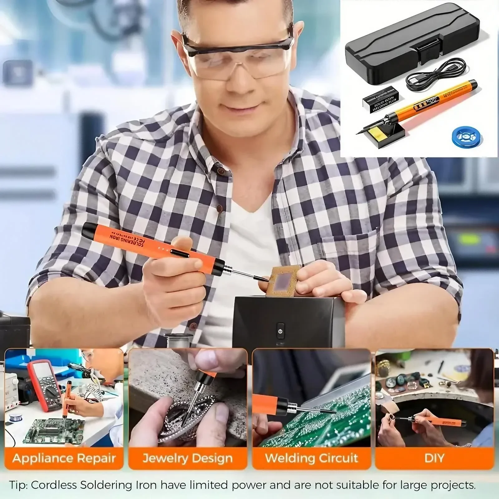 Portable Cordless Soldering Ir - مراجعة Home Automation Diy Kit وسعره