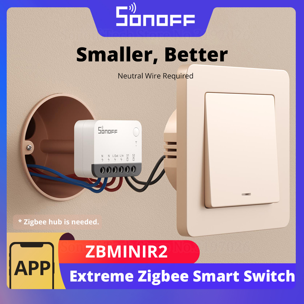 SONOFF ZBMINIR2 Extreme Zigbee - مراجعة Sonoff Basic Switch وسعره