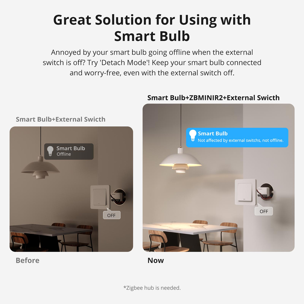SONOFF ZBMINIR2 Extreme Zigbee - مراجعة Sonoff Basic Switch وسعره