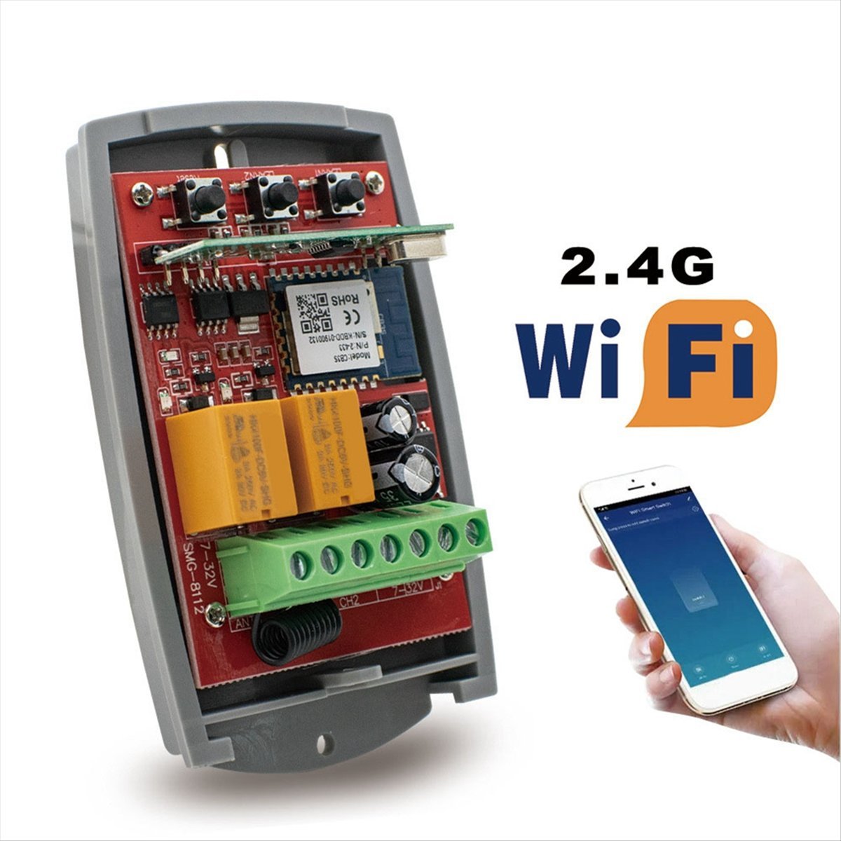 NEW Wifi Smart Gate Remote Con - مراجعة 433Mhz Receiver Module وسعره