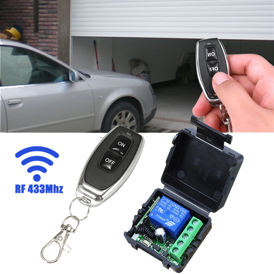 DC 12V Remote Control Smart Sw - مراجعة 433Mhz Receiver Module وسعره