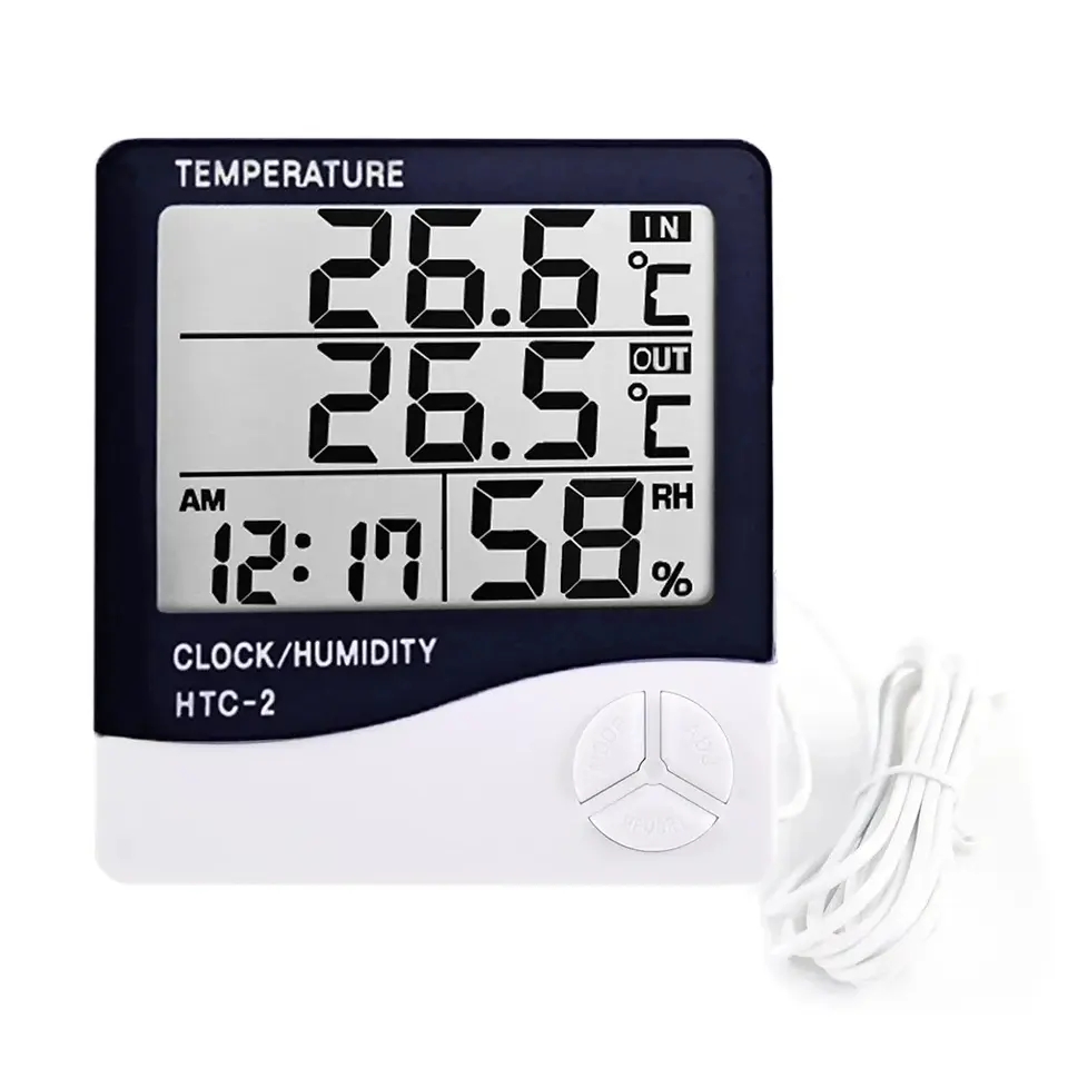 Indoor LCD Digital Thermometer - مراجعة Home Automation Industry وسعره