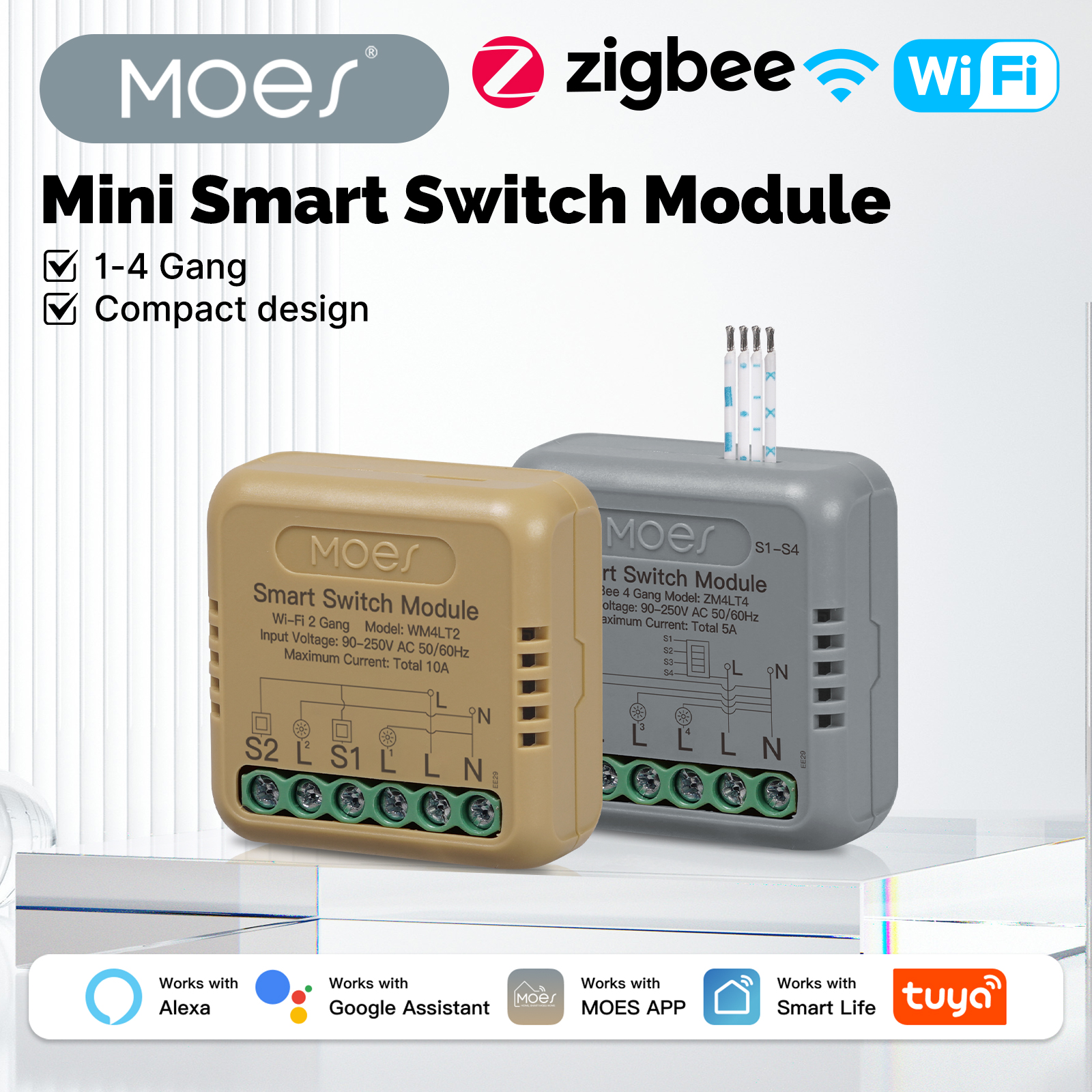 MOES Tuya WiFi Zigbee Mini DIY - مراجعة Home Automation Ideas وسعره