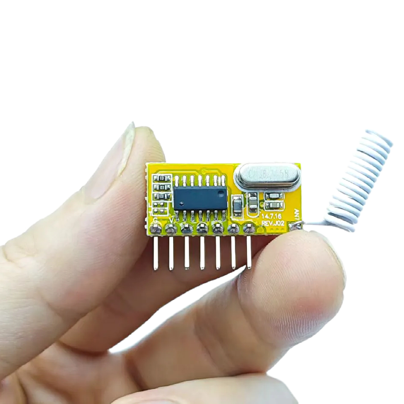 5V DC 4channel RF Receiver Tra - مراجعة 433Mhz Receiver Module وسعره