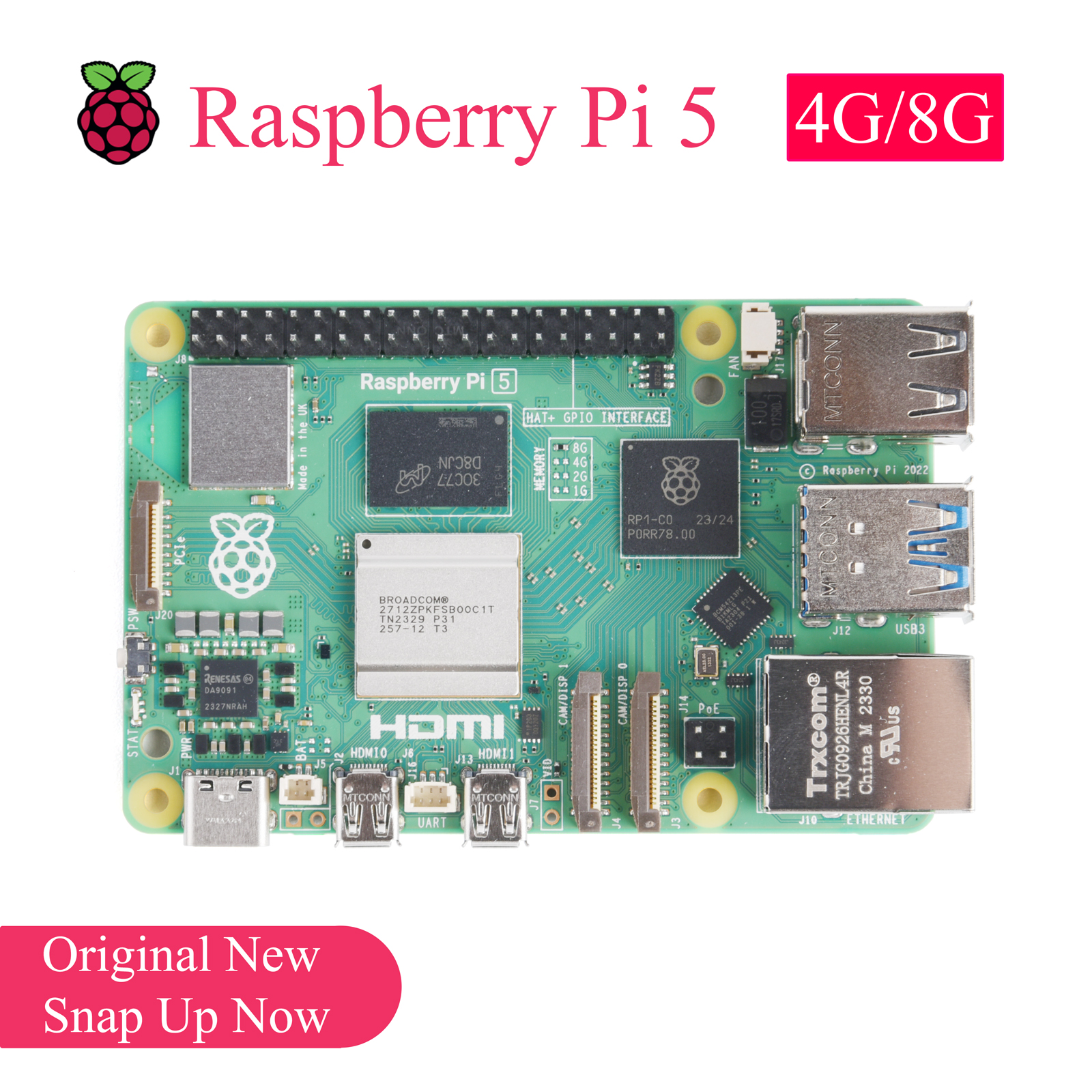 1PCS Original Raspberry Pi 5 4 - مراجعة Home Automation Raspberry Pi وسعره