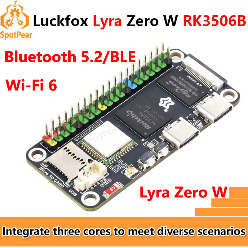 Luckfox Lyra Zero W RK3506B Ro - مراجعة Pi Zero W Board وسعره