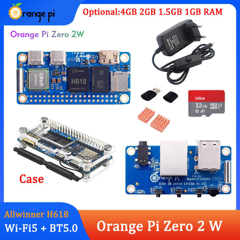 Orange Pi Zero 2W 4GB 2GB 1.5G - مراجعة Pi Zero W Board وسعره