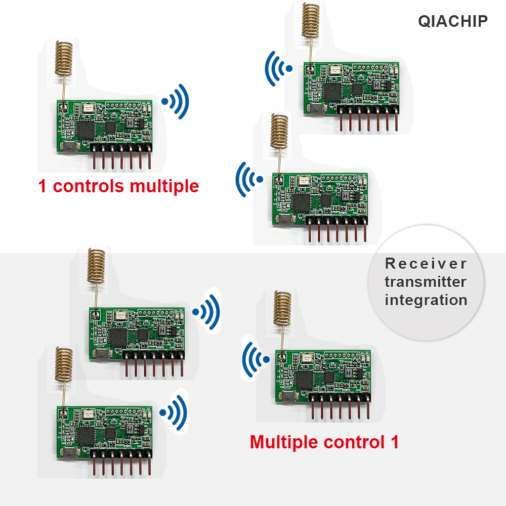 QIACHIP RF Receiving and Trans - مراجعة Home Automation With Arduino وسعره