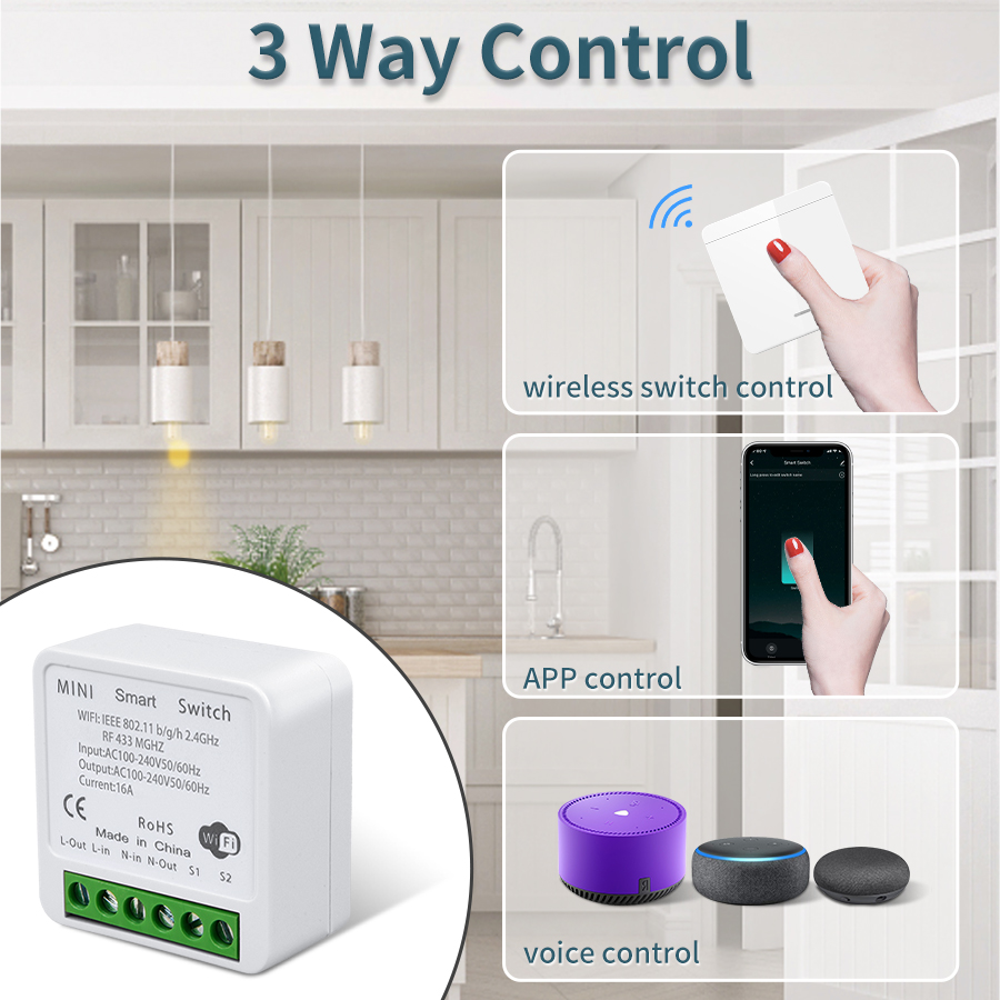 16A Tuya WiFi DIY Smart Switch - مراجعة Home Automation Industry وسعره
