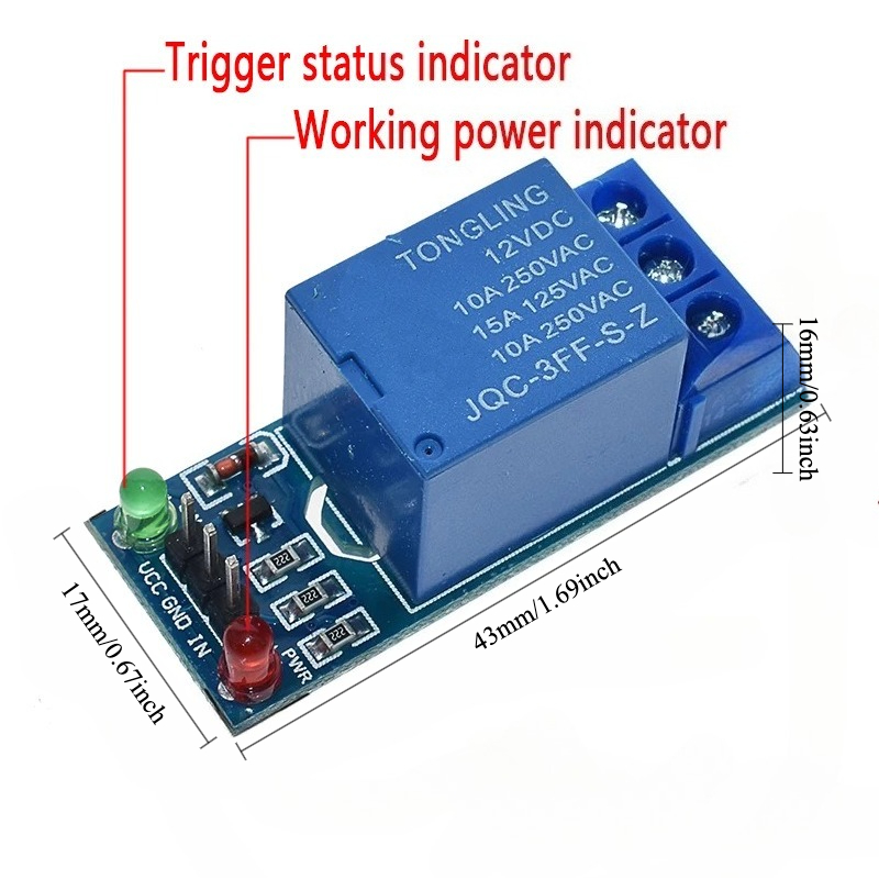 6pcs New 1 Channel Relay Modul - مراجعة Home Automation With Arduino وسعره