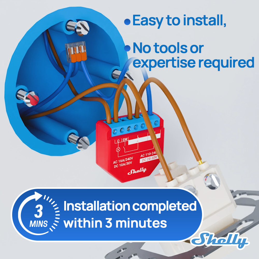 Shelly Plus 1PM Smart Home Lif - مراجعة Shelly Relay Module وسعره
