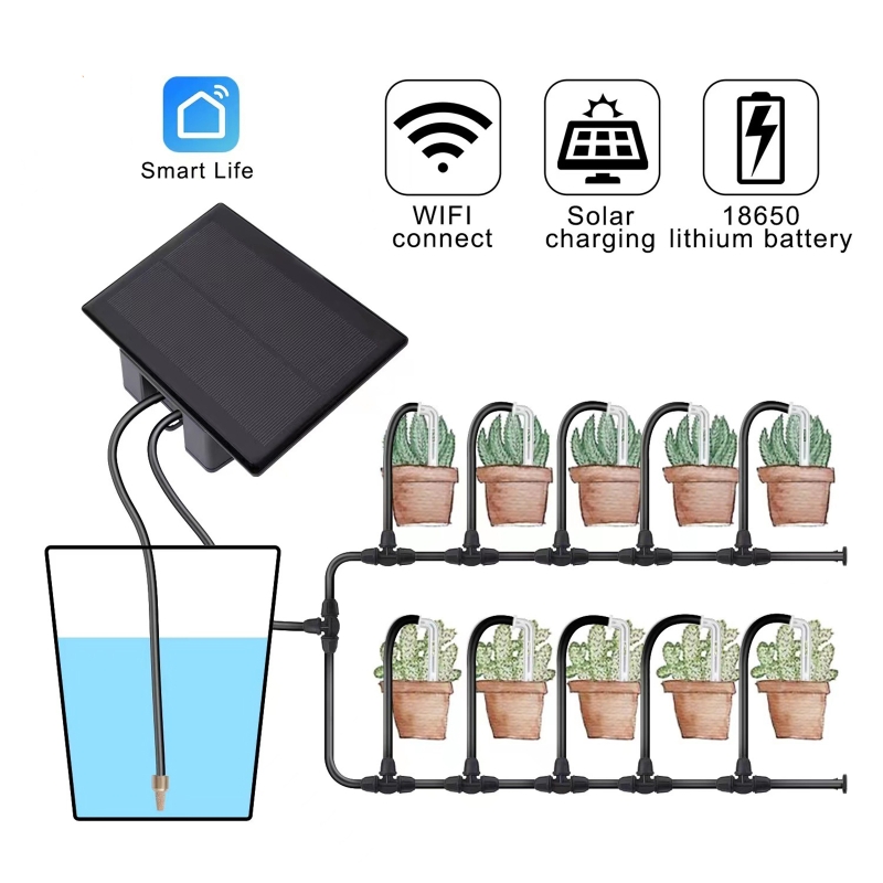 WIFI Solar Automatic Watering  - مراجعة Smart Home Automation Diy وسعره