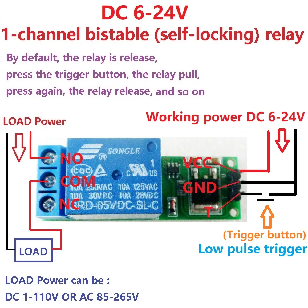 DC 6V 9V 12V 24V Flip-Flop Lat - مراجعة Shelly Relay Module وسعره