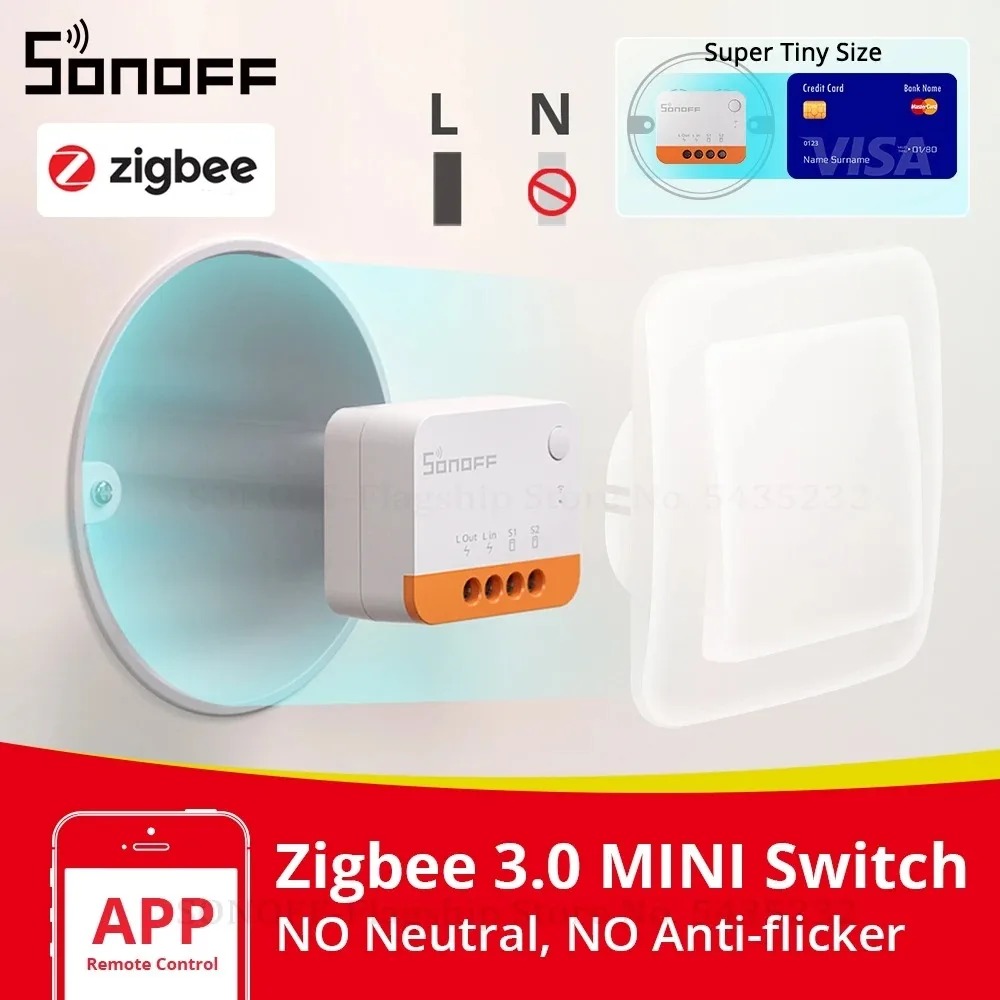 SONOFF ZBMINI L2 Zigbee Zbmini - مراجعة Sonoff Basic Switch وسعره