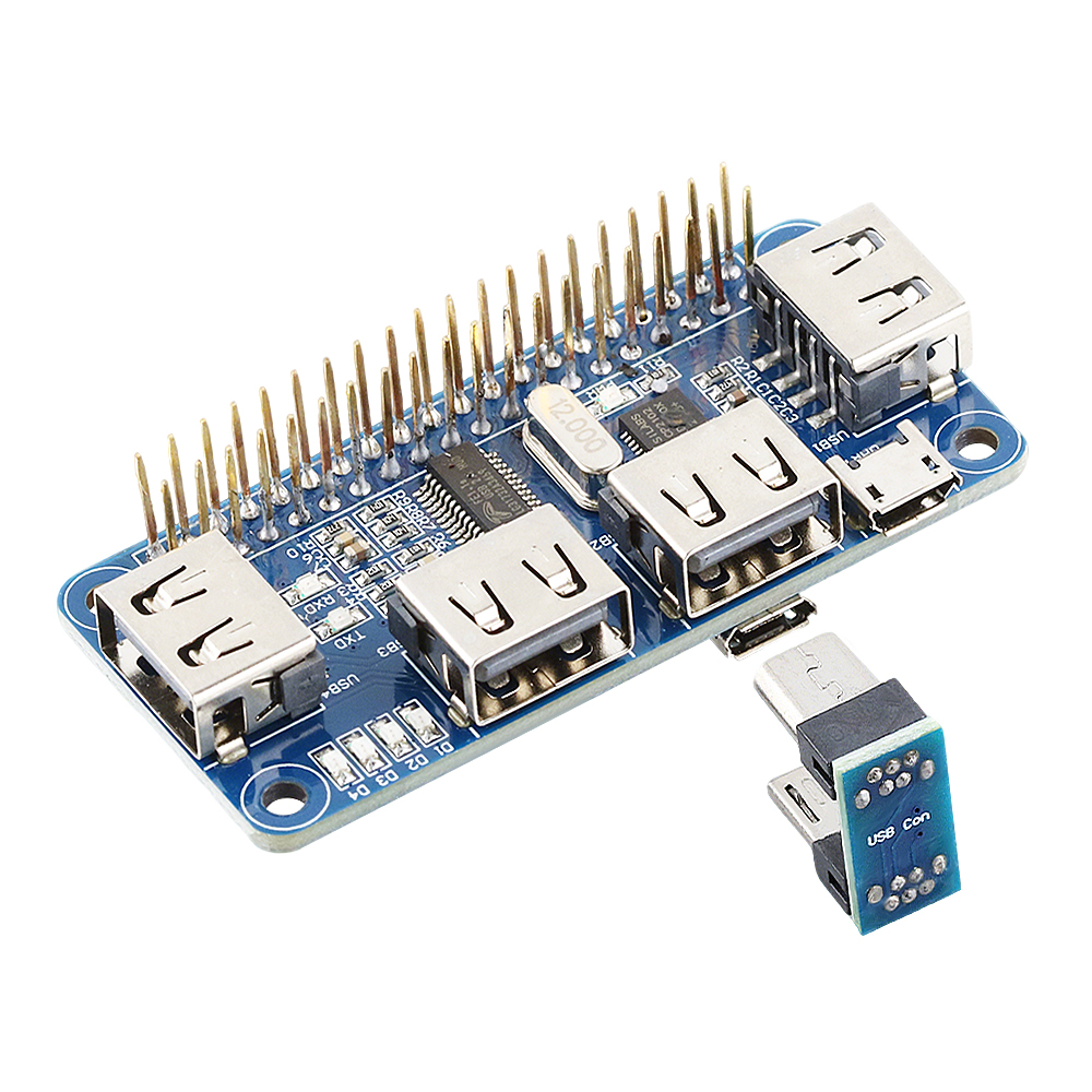 USB 2.0 Expansion Board HUB fo - مراجعة Pi Zero W Board وسعره