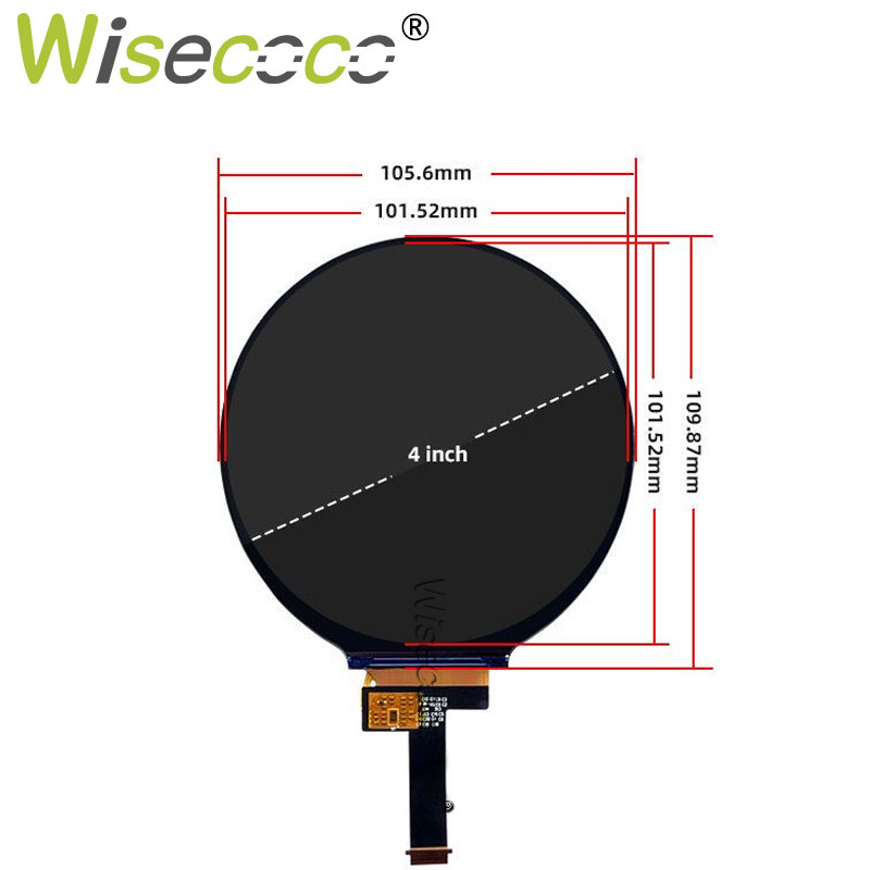 4 Inch 720x720 Circular Screen - مراجعة Home Automation Raspberry Pi وسعره