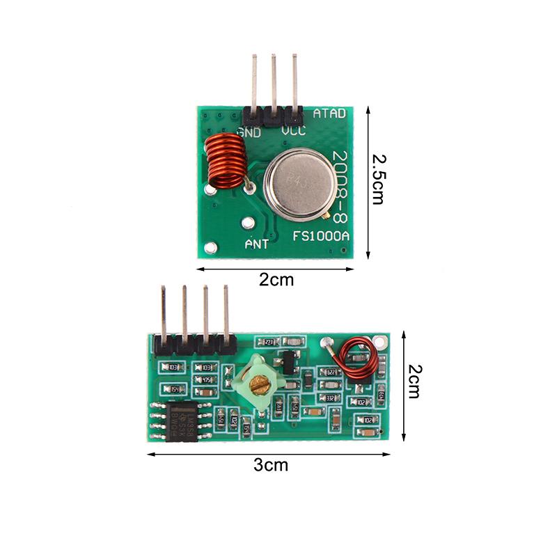 1/2Pcs 433MHZ 315MHZ Transmitt - مراجعة 433Mhz Receiver Module وسعره