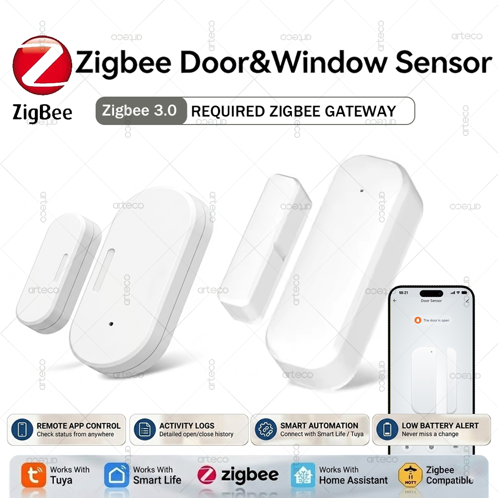 Zigbee Door Window Contatct Se - مراجعة Home Automation Ideas وسعره
