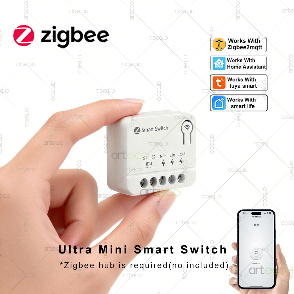 Zigbee Mini Breaker DIY Smart  - مراجعة Home Automation Diy وسعره