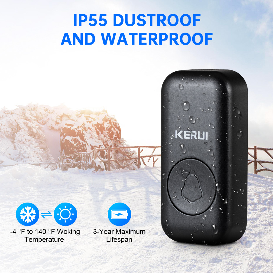 KERUI M525 Door Bell Chime Kit - مراجعة Smart Home Automation Diy وسعره